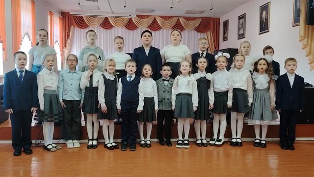 Хор обучающихся 1-2 классов смотреть онлайн