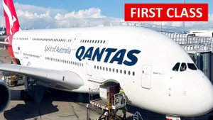 Qantas A380 First Class from Sydney to Singapore | Full Flight Experience & Lounge