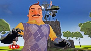 ШОУ ПРИВЕТ СОСЕД! СЛОМАННАЯ КРЕПОСТЬ! ИГРА HELLO NEIGHBOR MOD KIT ПРОХОЖДЕНИЕ ESCAPE FROM VASILICH!