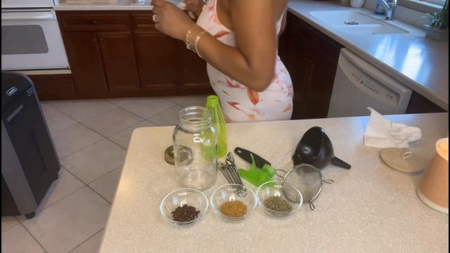 How 2 make Cloves, Fenugreek & Rosemary with Vitamin E Spray 4 Extreme Hair Growth. 4C natural hair