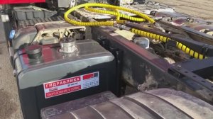 Гидрофикация тягача под щеповоз Kraker (с поворотным кронштейном поддержки РВД)