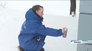 Студенты АлтГПУ - участники рейдов по борьбе с рекламой запрещённых веществ на фасадах домов