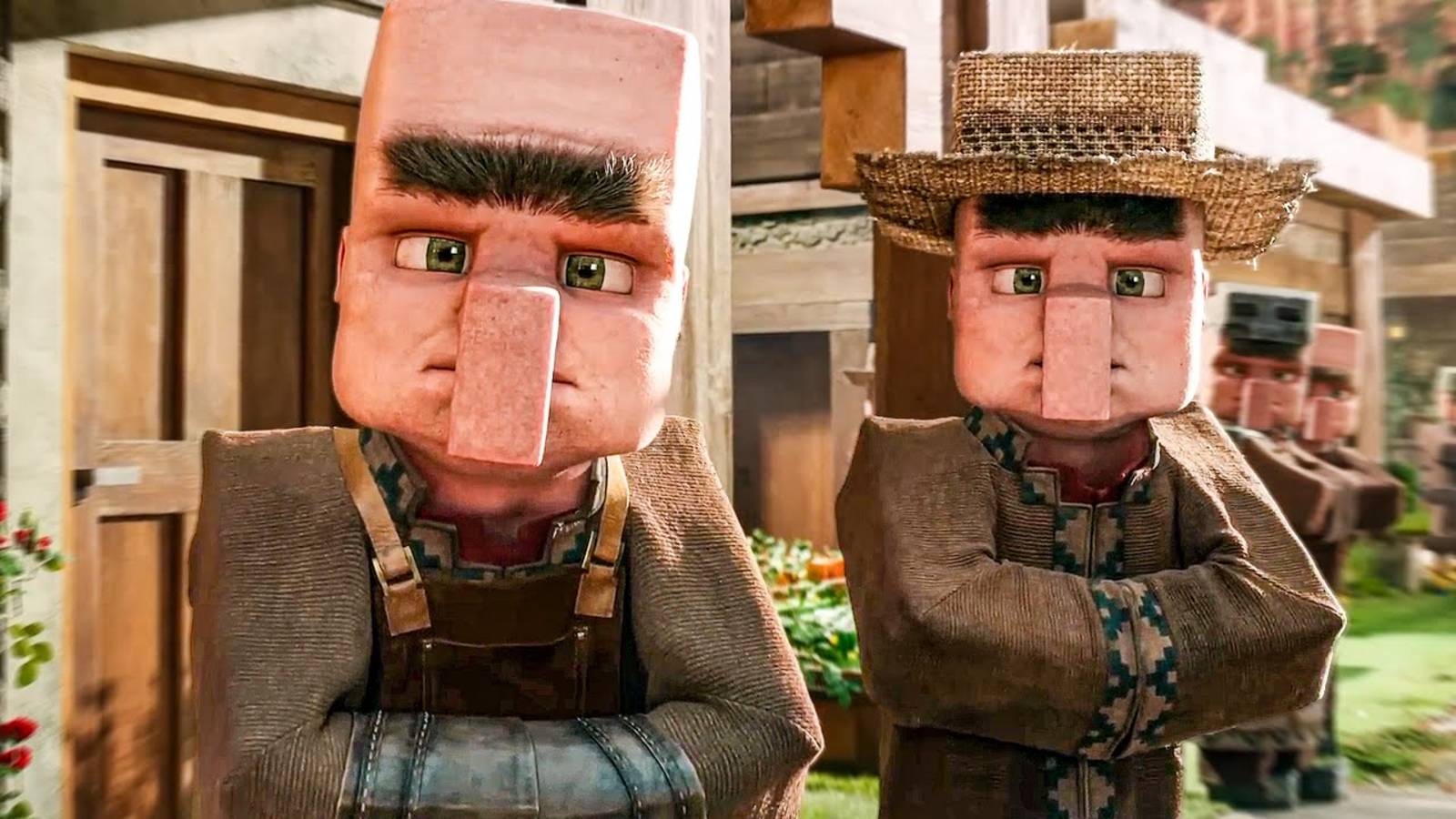 Прибытие в деревню Мидпорт - Клип из фильма "МАЙНКРАФТ" (2025)