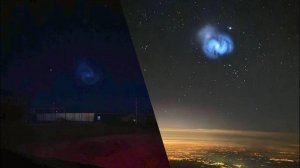 В небе над Россией ночью заметили необычное свечение, похожее на «портал»