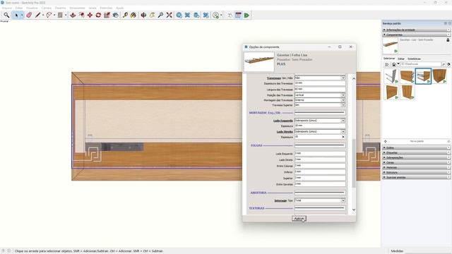 Como fazer Gavetas com Frentes Passantes com os Blocos Dinâmicos para SketchUp смотреть онлайн