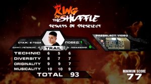 KING of the SHUFFLE | Results of Preselect