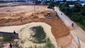 Строительство, засыпка нового участка