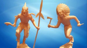 солдатики Marx 150 мм Индейцы оригинал