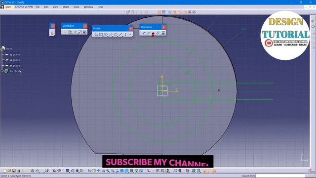 CATIA V5 BEGINNER EXCERCISE IN TAMIL |TAMILCADTUTORIALS | CATIA MODELLING TUTORIAL IN TAMIL