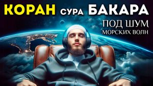 2 часа успокаивающего Корана со звуком морских волн  Сура Аль Бакара