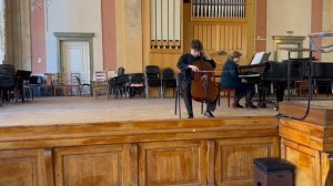 Бах Сюита для виолончели соло ре минор Сарабанда и жига