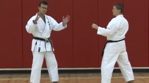 Jiyu ippon kumite - Chudan