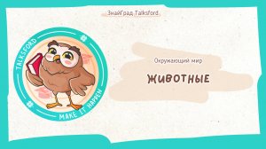 Окружающий мир. Животные (насекомые, рыбы, земноводные, пресмыкающиеся, птицы, млекопитающие)
