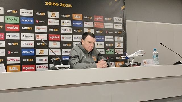 Пресс-конференция тренера тульского Александр Сторожук «Арсенала» Матч ФНЛ «Урал» — «Арсенал»Тула