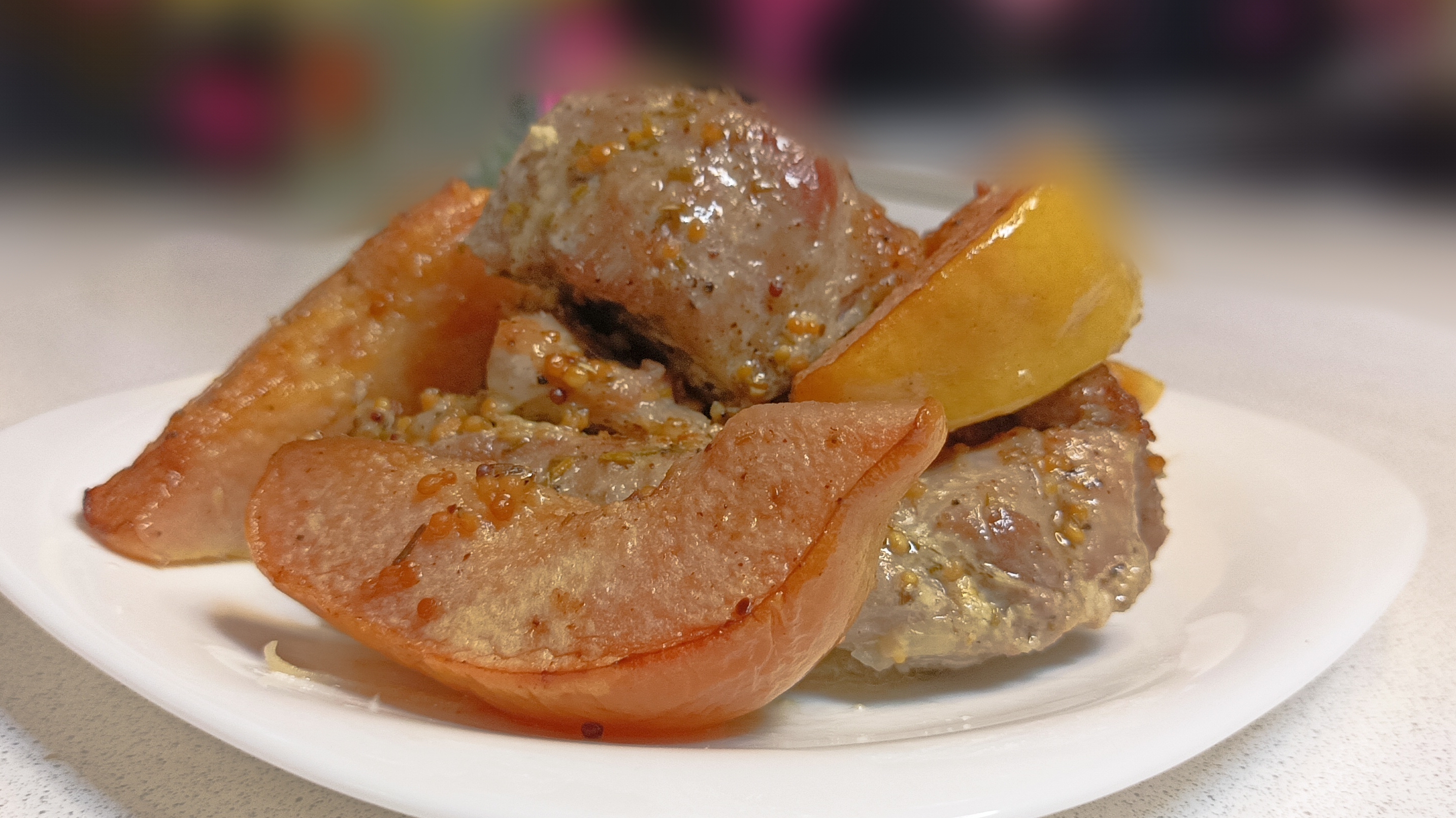"Мясо с айвой" запечённое в рукаве😋