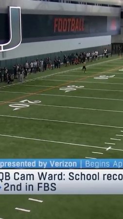 Cam Ward has got an arm (Miami Hurricanes Pro Day)