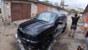 Детейлинг  кузова своими руками Bmw x5 e53