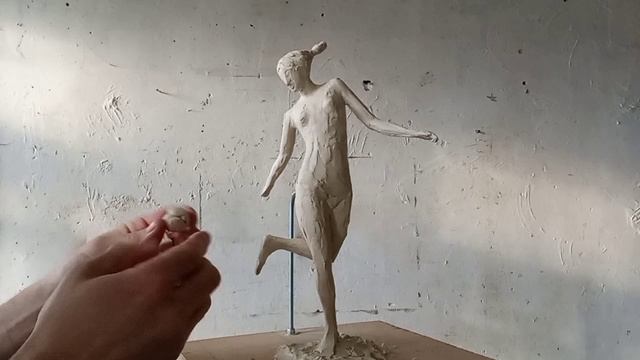 Лепка скульптуры из пластилина