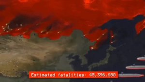 США & Россия, моделирование обмена ядерными ударами