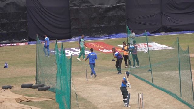 Nepal Cricket Team Training for ICC League 2 | Monty Sir Coaching Batsman Bhim Sarki bowling Offspi смотреть онлайн