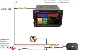 схема подключения камеры при наличии can bus кан бус