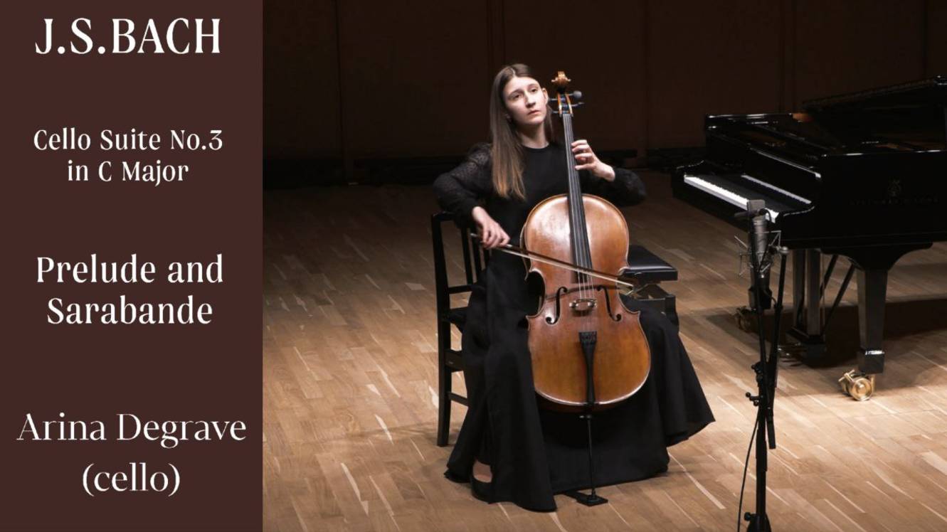 И.С.Бах, Сюита для виолончели соло #3 C-dur BWV 1009. Прелюдия и Сарабанда смотреть онлайн