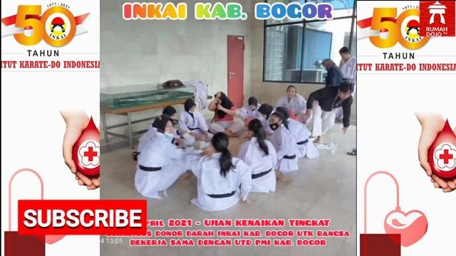 OSS..Donor Darah 50 Tahun INKAI di Kabupaten Bogor смотреть онлайн