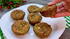 Вкусные маффины из кабачков_ домашние обожают эту пушистую овощную запеканку, готовлю часто .