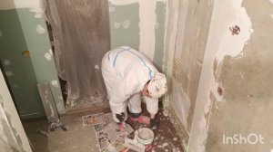 Как монтировать уголок на откос