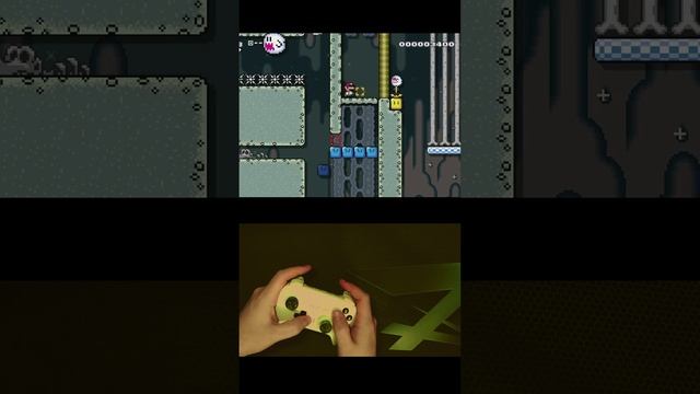 MJ5-TCH-V0H  Kaizo-lite platformer #mario #supermariomaker2 #ретроигры #mariohack #nintendo #games