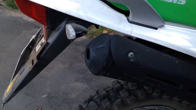 Irbis TTR250R, просверлен сверлом на 14 глушитель. смотреть онлайн