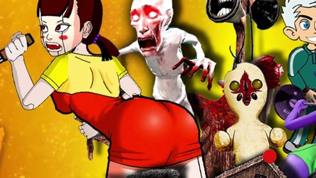 Топ 20 - Эволюция Scp Горка пожиратель Сиреноголовый Танос Игра в Кальмара Синий трактор Анимация
