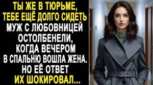 Ты же в тюрьме, тебе ещё долго сидеть... Муж с любовницей остолбенели, когда вечером в спальню вошла