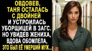 Овдовев, Таня осталась с двойней и устроилась уборщицей в ЗАГС. Но увидев жениха, вдова обомлела...