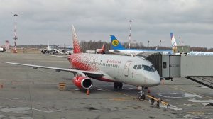 Россия Суперджет Пулково 113 . 2025 03 25