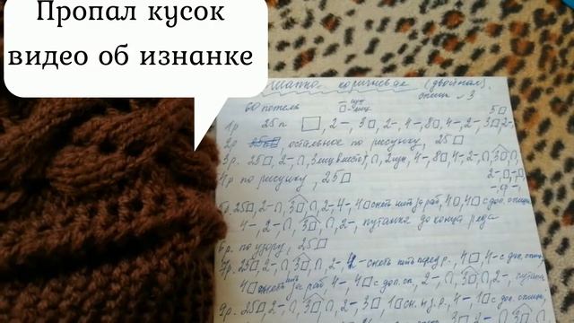 #вязание Вязание  Шапка двойная, теплая.