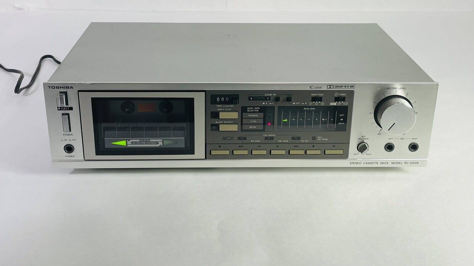 Кассетная дека Toshiba PC-G50R-Япония -1983-год