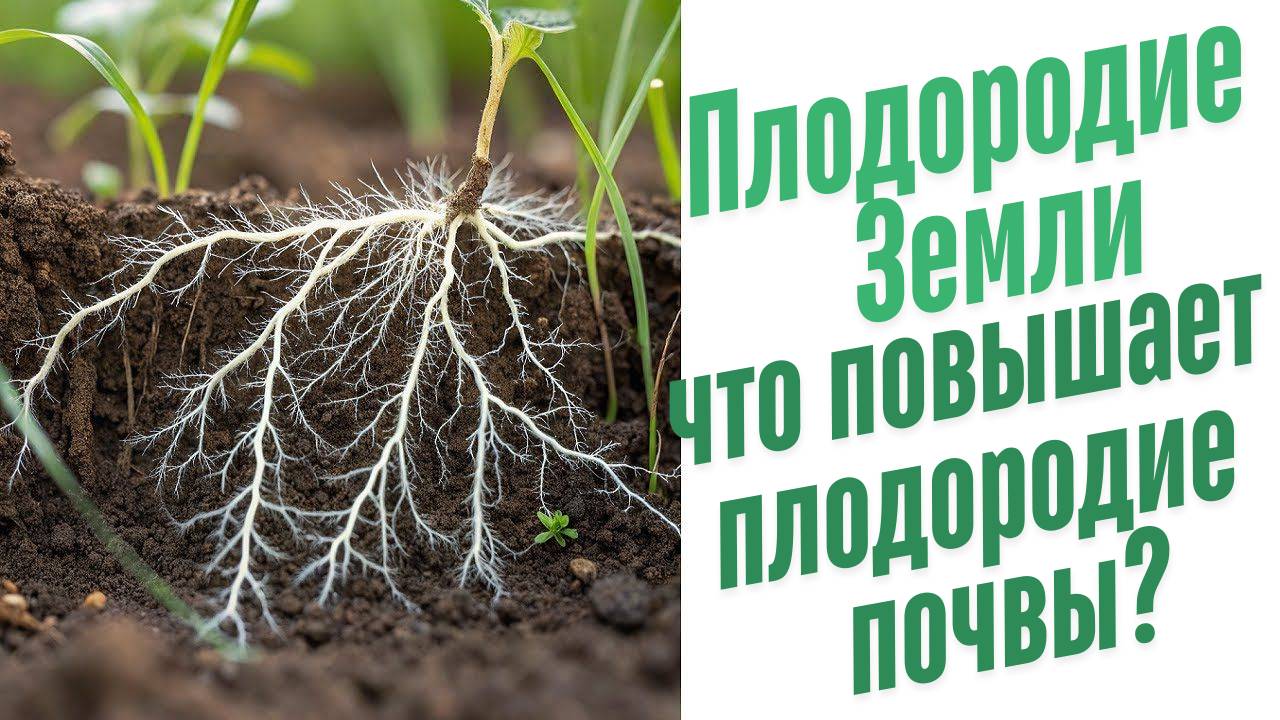 Что повышает плодородие почвы?