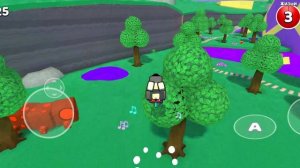 Прохождение мини босса гигантская гусеница в игре супер беар адвенче