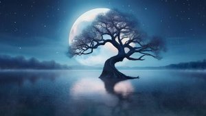 MOONRISE ｜ Deep Sleep Ambient Music with Rain Sounds - Ethereal Relaxing Music Soundscape for Sleep