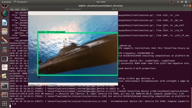 Submarine Detection and Distance Measurement with Stereo Camera смотреть онлайн