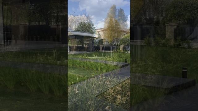 Сад в КП «Миллениум Парк» до/после