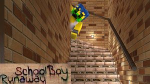 Minecraft но я пробрался в подвал дурдома в schoolboy runaway