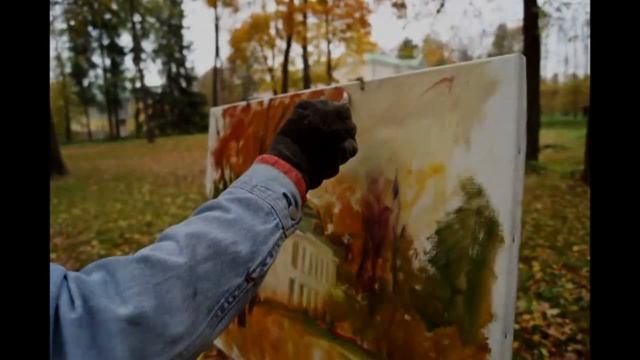 ЖИВОПИСЬ. ВЛАДИМИР ПЕРВУНИНСКИЙ. Этюд в ГОРКАХ