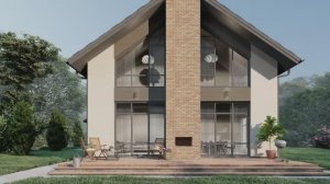 3D ВИЗУАЛИЗАЦИЯ - ПРОЕКТ ДОМА 147 М²