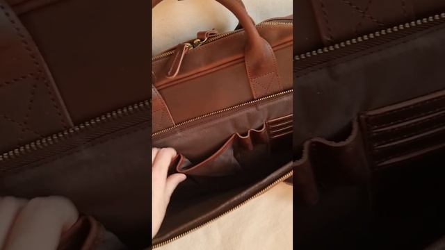 Кожаный портфель ТОП для деловых людей! #портфельинвестора #портфель #сумка #кожа #натуральнаякожа