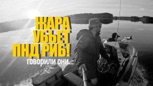 На ПНД рибе ТОРНАДО В ЖАРУ! Рыбалка и отдых на пнд лодке!