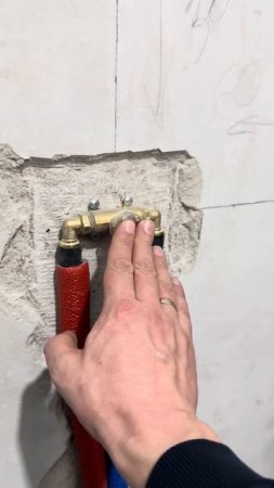 Как установить гигиенический душ в монолитной стене?