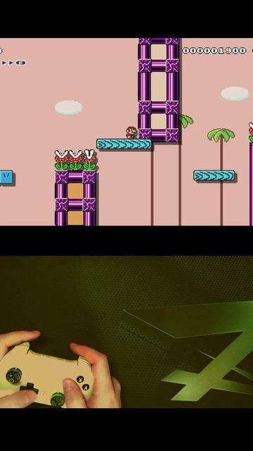 T3D-9N0-YVG  Kaizo-lite platformer #mario #supermariomaker2 #ретроигры #mariohack #nintendo #games