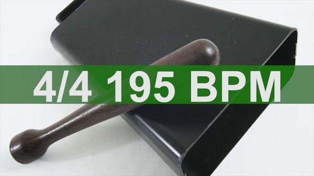 🔴 195 BPM Campana y Clave Metronome смотреть онлайн